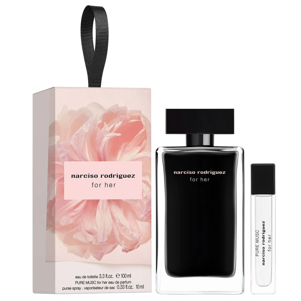 Narciso Rodriguez for her EDT 100 ml + Pure Musc for her EDP 10 ml Confezione Regalo