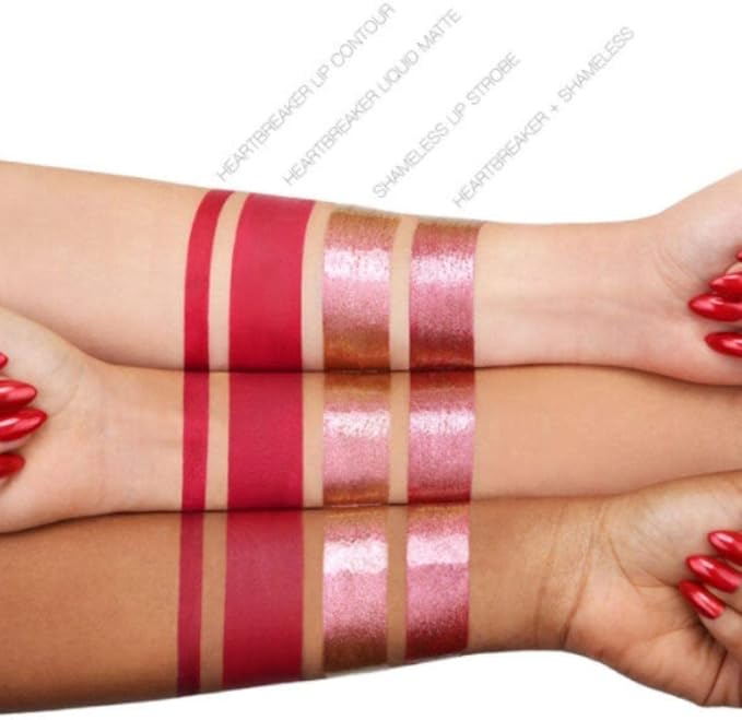 Huda Beauty Contour & Strobe Lip Set Heartbreaker & Shameless