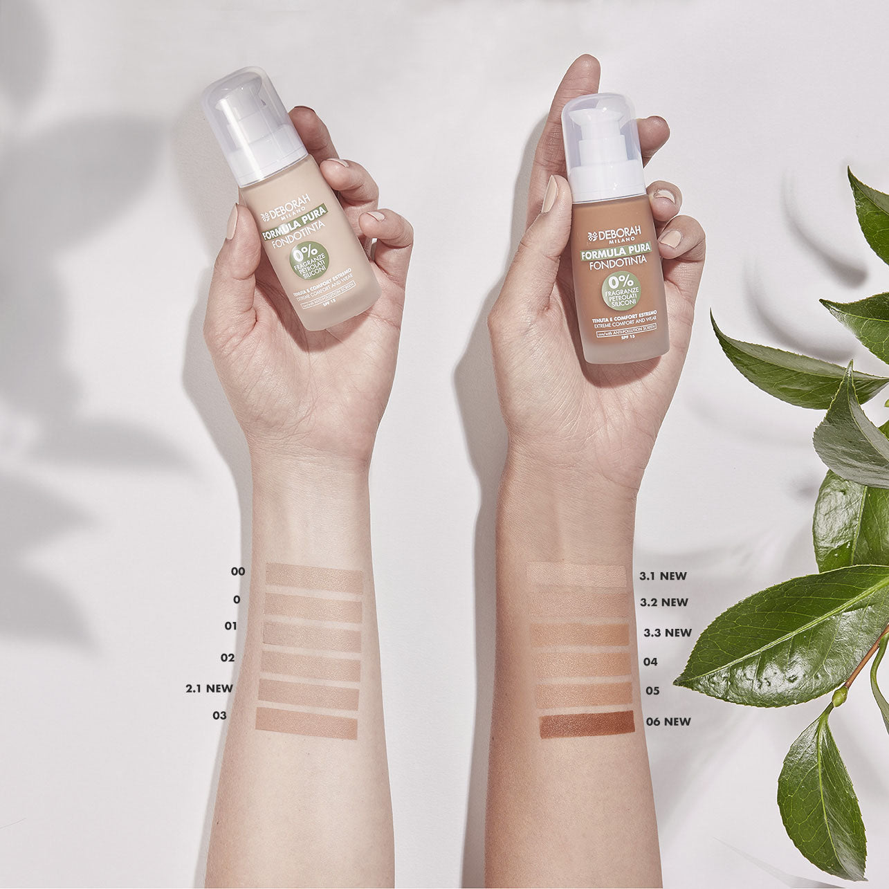 Deborah Milano Formula Pura Foundation SPF 15 30 ml